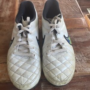 Boys size 1 soccer cleats